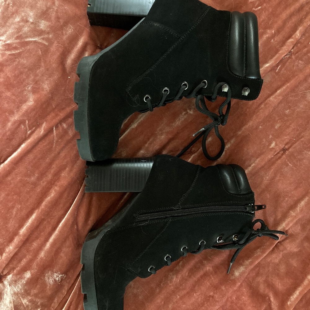 Bamboo brand black boots